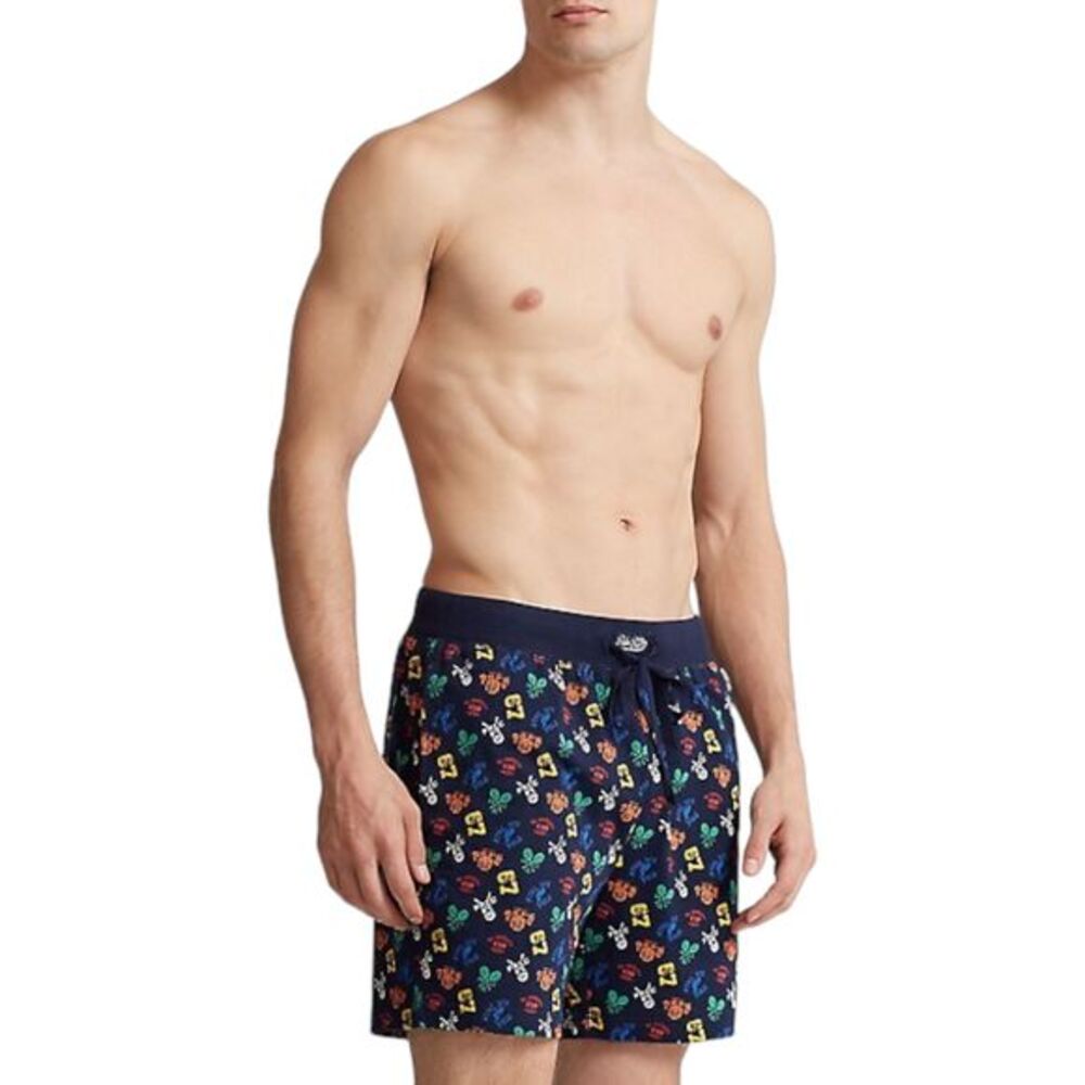 Polo Ralph Lauren All Over Athletic Print Knit Sleep Shorts